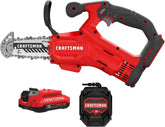 CRAFTSMAN V20 Mini Cordless Chainsaw, Pruning Saw, 6" Chain, Small Handheld Chainsaw, 2Ah Battery and Charger Included, Tree Trimming and Pruning, Compact and Lightweight (CMCCS320D1)
