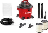 CRAFTSMAN CMXEVBE17595 16 Gallon 6.5 Peak HP Wet Dry Shop Vacuum Bundle