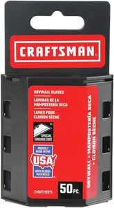 CRAFTSMAN Utility Knife Blades, Drywall, 50 Pack (CMHT11937L)