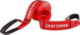 CRAFTSMAN 2" x 20' Tow Recovery Strap with Loop Ends | 9,000 lbs Break Strength, Weather-Resistant Strap, Reinforced Looped Ends, Emergency Flat Terrain Tow and Recovery Solution