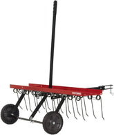 CRAFTSMAN (CMXGZBF7124315), 40-Inch Tow Behind Lawn Dethatcher, 20 Durable Spring Steel Tines Lawn dethatcher, Designed to Pull Behind Lawn and Garden Tractors, Black