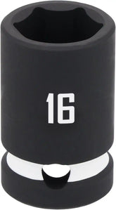 CRAFTSMAN 1/2 in Drive MM Shallow Impact Socket 16 mm (CMMT16864)