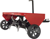 Craftsman 40 Inch Tow Behind Lawn Plug Aerator with 24 Galvanized Steel Coring Points and 140 lb Weight Tray