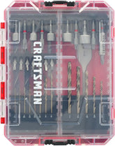 CRAFTSMAN Drill Bit Set 60 Pieces, Impact Driver and Screwdriver Bit Set , Includes Nut Drivers (CMAF1260)