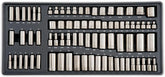 CRAFTSMAN OVERDRIVE 284-Piece Gunmetal Chrome Mechanics Tool Set, Standard SAE/Metric Socket Set, with Hard Case (CMMT99284)
