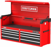CRAFTSMAN S2000 52" 8-Drawer Tool Storage Chest with Light and Divider, Red (CMST35282RB)