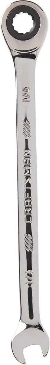 CRAFTSMAN Ratcheting Wrench, SAE, 1/4-Inch, 72-Tooth, 12-Point (CMMT39230)