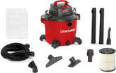 CRAFTSMAN CMXEVBE17595 16 Gallon 6.5 Peak HP Wet Dry Shop Vacuum Bundle