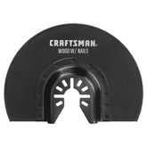 CRAFTSMAN Bi-Metal Oscillating Tool Blade for Wood and Metal, Semicircle (CMAO113)