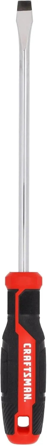 CRAFTSMAN Screwdriver SL3/8 in. x 8 in. Long Slotted, Magnetic Tip (CMHT65166)