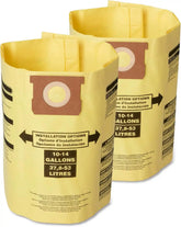 CRAFTSMAN CMXZVBE3877 10-14 Gal. Wet Dry Shop Vacuum Dust Collection Bags | For Fine Dust, Fits Most 10 to 14 Gallon Shop Vacuums, Collects Dry Fine Debris, Reduces Cleanup Time, 2-Pack