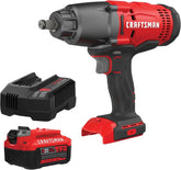 CRAFTSMAN V20 RP 1/2 inch Cordless Impact Wrench Kit, Brushless, 4Ah Battery and Charger Included (CMCF900M1)