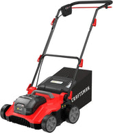 CRAFTSMAN 2 X V20 Brushless RP Lawn Dethatcher and Scarifier, Cordless, 14 in Deck, Up to 45 Min of Runtime, 50L Removable Collection Bag, Tool Only (CMCOE210B)