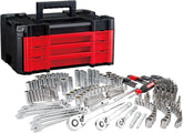 Craftsman 262-Piece Mechanic Tool Set with 3-Drawer VERSASTACK Box, SAE and Metric Socket Set, Car and Motorcycle Tool Kit with Combination Wrenches and Spark Plug Sockets, 90-Tooth (CMMT45309)