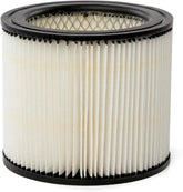 CRAFTSMAN CMXZVBE38752 General Purpose Wet Dry Shop Vacuum Filter | Fits Most Wall-Mount Shop-Vac Branded Shop Vacuums, Friction Fit Installation, Traps General Debris