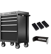 CRAFTSMAN S2000 26IN 5-DRAWER CABINET W/TRAY & HOLDER BK (CMST32752BK)