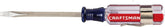 CRAFTSMAN Screwdriver, 1/8-in x 2-1/2 in Slotted, Acetate Handle (CMHT65017)