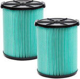 CRAFTSMAN CMXZVBE38777 Genuine 5-20 Gal. HEPA Media Wet Dry Vacuum Filter | Fits Most 5 to 20 Gallon CRAFTSMAN Shop Vacuums, Easy Installation and Traps Allergens, 2-Pack
