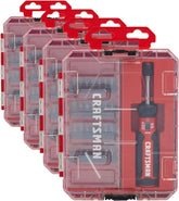 CRAFTSMAN Torque Screwdriver Set with Storage, 1" Phillips, Slotted, Hex, Torx and Square Screwdriving Bits, 29 Piece (CMHT68130) (Pack of 4)