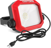 CRAFTSMAN 2500 Lumen LED Portable Work Lights with 2-in-1 Adjustable Metal Stand/Handle, Cool White, Shatterproof Glass Lens, 5FT Power Cord, ETL Certifed, Perfect for Heavy duty