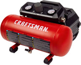 CRAFTSMAN 1.5 Gallon 3/4HP Oil-Free Portable Air Compressor 125PSI | Lightweight, 1.5 CFM @ 90 PSI, Fast Fill and Consistent Power, Oil-free Pump, Low Maintenance, Home DIY, Tire Inflation