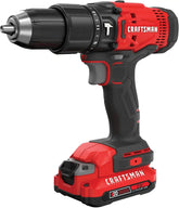 CRAFTSMAN V20 Cordless Hammer Drill, 1/2 inch, Battery & Charger Included (CMCD711D1)