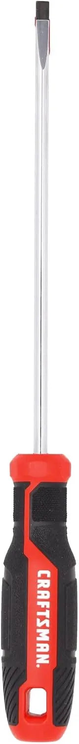 CRAFTSMAN Screwdriver SL3/16 in. x 6 in. Cab Cabinet, Magnetic Tip, Durable, Comfort Grip (CMHT65162)