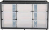 CRAFTSMAN Plastic Storage Organizer Bin System, 9 Compartment, Modular, Home Office (CMST40709)