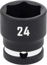 CRAFTSMAN 1/2 in Drive MM Shallow Impact Socket 24 mm (CMMT16870)