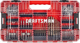CRAFTSMAN 140 Pc Impact Driver Bit Set, Steel, Black Oxide Coated Impact Drill Bit Set, Precision Machined Tips (CMAF140SET)
