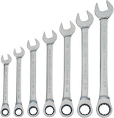 CRAFTSMAN 7-Piece Combination Ratcheting Wrench Set, 12-Point Standard SAE (CMMT87020)
