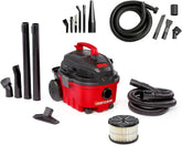 CRAFTSMAN CMXEVBE17040 4 Gallon 5.0 Peak HP Wet Dry Shop Vacuum Bundle