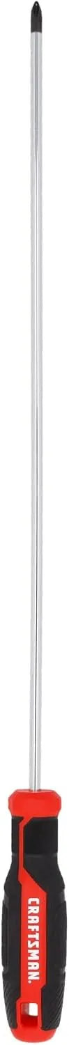 CRAFTSMAN Screwdriver PH2 x 16 in. Long Extended Reach Phillips Head, Magnetic Tip (CMHT65155)
