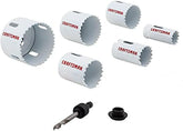CRAFTSMAN Hole Saw Kit, Bi-Metal Set, 7Piece (CMAH1SET7)
