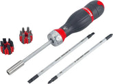 CRAFTSMAN V-SERIES 3 in 1 Ratcheting Screwdriver Set with Assorted Multi-Bits, 18 Piece (CMHT68142V)