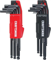 CRAFTSMAN Hex Key Allen Wrench Set with Ball-End, SAE/MM, 20 Piece (CMHT26020)