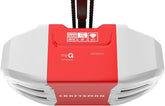 CRAFTSMAN 1/2 HP Smart Garage Door Opener - myQ Smartphone Controlled - Chain Drive, Wireless Keypad Included, Model CMXEOCG472, Red