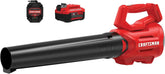 CRAFTSMAN V20 Cordless Axial Leaf Blower Kit, Includes 4.0 Ah Battery and Charger, 100 MPH and 380 CFM Clearing Power, Lightweight, 2 Speed Trigger (CMCBL700M1)