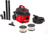 CRAFTSMAN CMXEVBE17040 4 Gallon 5.0 Peak HP Wet Dry Vac, Portable Shop Vacuum Wet and Dry with 2 General Dirt Filters, Hose and Attachments for Home and Automotive Cleaning