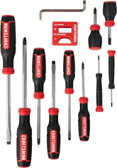 CRAFTSMAN Screwdriver Set, Bi-material, 12 Piece (CMHT65071N)
