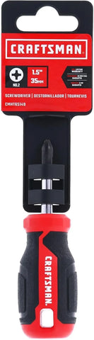 CRAFTSMAN Screwdriver PH2 x 1.5 in. Compact Phillips Head, Easy Grip (CMHT65149)