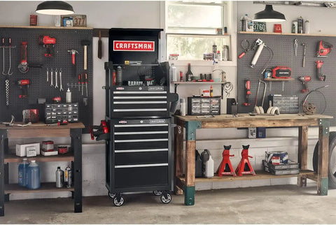 CRAFTSMAN S2000 26IN 4-DRAWER CHEST W/LIGHT & DIVIDE (CMST32642BK)