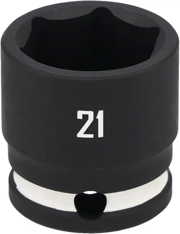 CRAFTSMAN 3/8 in Drive MM Shallow Impact Socket 21 mm (CMMT14011)