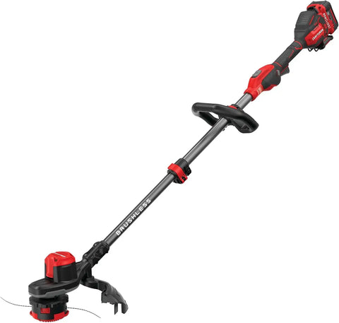 CRAFTSMAN V20 WEEDWACKER Cordless String Trimmer with QUICKWIND, 4 Ah Battery, Charger, and Spool Included (CMCST920M1), Red and Black