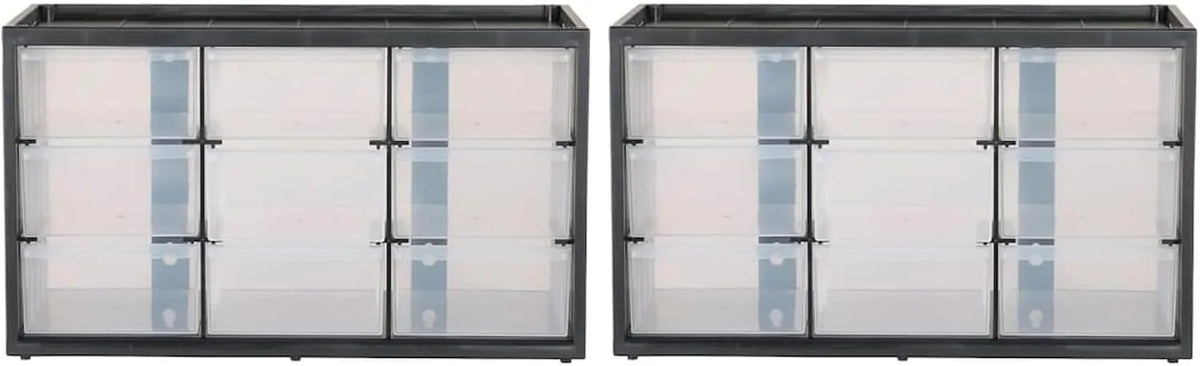 CRAFTSMAN Storage Organizer Bin System, 9 Compartment, Plastic (CMST40709) (Pack of 2)