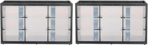 CRAFTSMAN Storage Organizer Bin System, 9 Compartment, Plastic (CMST40709) (Pack of 2)