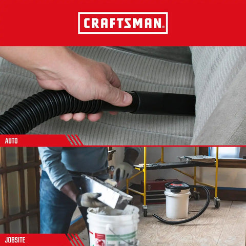 CRAFTSMAN CMXZVBE38611 1-1/4 in. Crevice Tool Wet Dry Vac Attachment | Industrial-Grade Shop Vacuum Accessory for Cleaning Tight Spaces, Fits 1-1/4 in. Hose Diameter