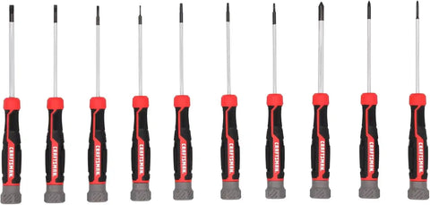 CRAFTSMAN Precision Screwdriver Set 10 PC Durable Tips (CMHT65140)