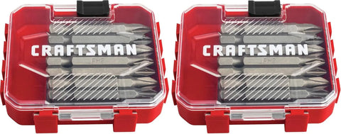 CRAFTSMAN Phillips Screwdriver Bit Set, 2-Inch, 15-Piece (CMAF122PH215) (Pack of 2)