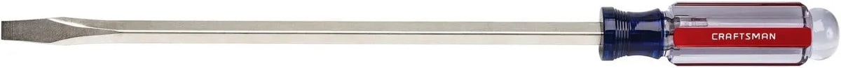 CRAFTSMAN Screwdriver, Slotted, Acetate Handle, 3/8 IN X 12 IN (CMHT65027)